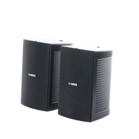 Altavoz de Montaje en Pared | 2 vias | Woofer 6.5" | Tweeter 1" | IPX3 | 8 ohms | 70/100V | Color Negro | Par