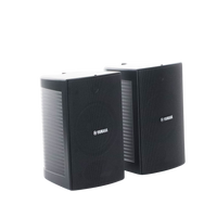 Altavoz de Montaje en Pared | 2 vias | Woofer 6.5" | Tweeter 1" | IPX3 | 8 ohms | 70/100V | Color Negro | Par