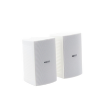 Altavoz de Montaje en Pared | 2 vias, Woofer 6.5 in, Tweeter 1 in | IPX3, 8 ohms, 70/100V | Color Blanco | Par