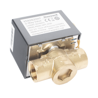 Válvula 1/2" de control eléctrica VS9 para fan coil: DN20: PN20: 2 vías: 110 V CA: conexión NPT
