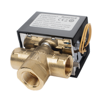 Válvula 1/2" de control eléctrica VS9 para fan coil: DN20: PN20: 3 vías: 110 V CA: conexión NPT