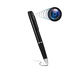 Cámara Oculta en Bolígrafo (Spyce Camera) /  Full HD / Grabación de Video y Audio / Captura de Fotos / Soporta Memoria Micro-SD de hasta 64G / Tiempo de Carga Aprox. 1 hora / Tiempo de Trabajo 120 min. / Incluye Cable de Carga.