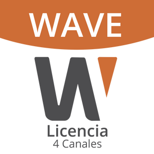 Licencia Wisenet Wave Para 4 Canales  de Grabador Hanwha