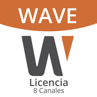 Licencia Wisenet Wave Para 8 Canales  de Grabador Hanwha