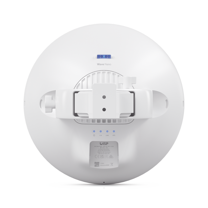 UISP Enlaces PTP/PTMP Wave Nano 60 Ghz, hasta 2 Gbps, respaldo en 5 Ghz, GPS integrado
