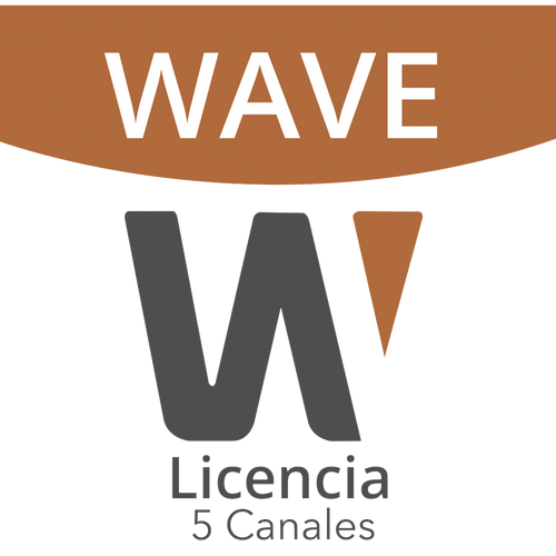 Licencia de 5 Canales de Wisenet Wave Profesional