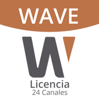 Licencia de 24 Canales de Grabación Wisenet Wave Profesional
