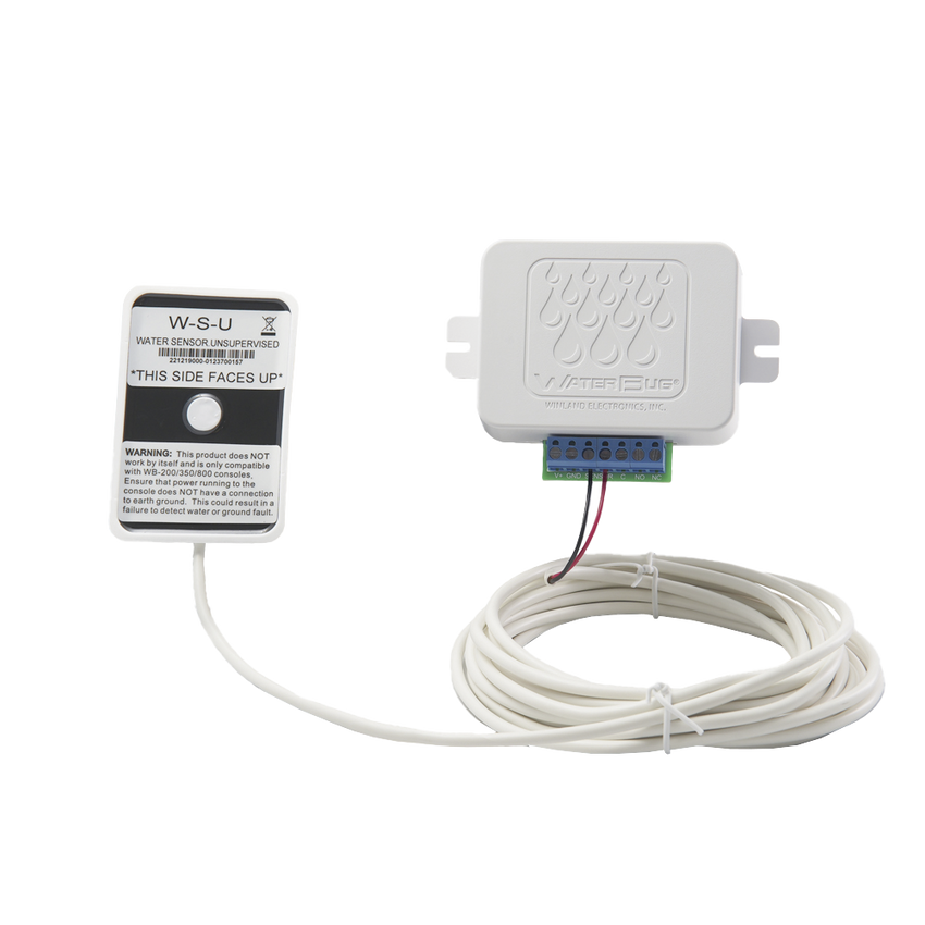 Detector de nivel de agua con montaje de pared (Requiere el sensor WSU)