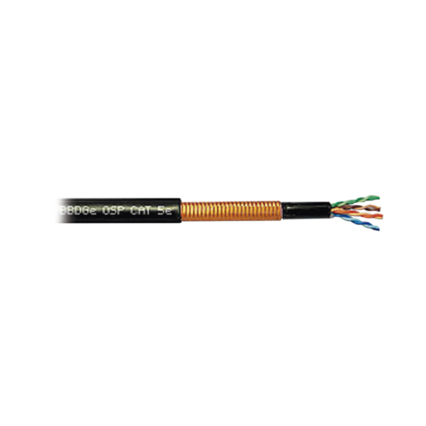 WB3176A Carrete de cable de cobre UTP CAT5E blindado para exterior, 100 metros, recomendado para enlaces inalámbricos