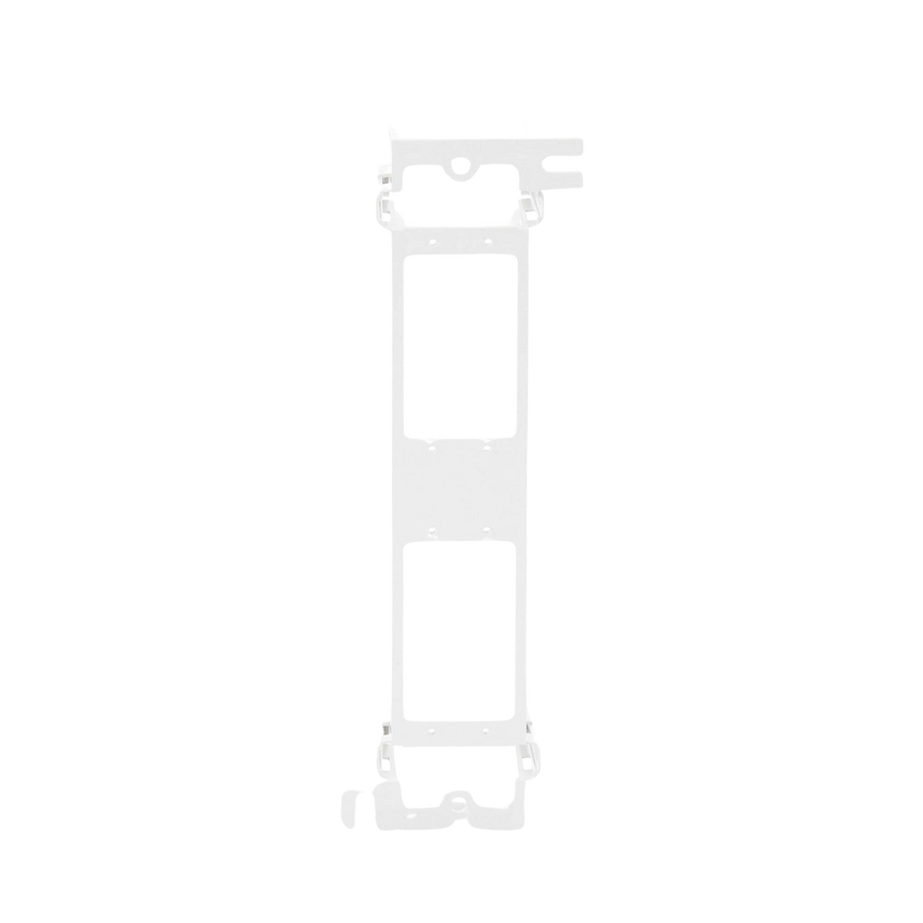 Montaje de Pared para Panel de Parcheo de 12 Puertos, Color Blanco