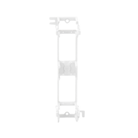 Montaje de Pared para Panel de Parcheo de 12 Puertos, Color Blanco