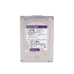 Disco Duro Purple Pro de 10 TB / 7200 RPM / Optimizado para Soluciones de Videovigilancia con Analiticos (Meta Data) / Uso 24-7 / 5 Años de Garantia