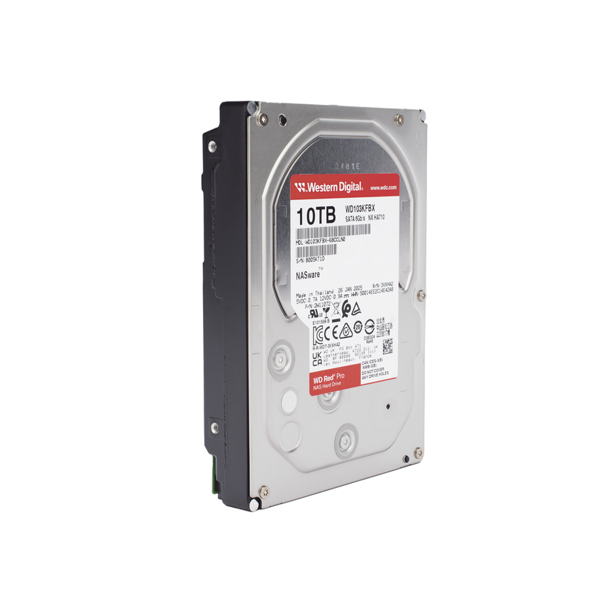 Disco Duro Red Pro de 10TB / 7200 RPM / Optimizado para NAS / Uso 24-7 / 5 Años de Garantia