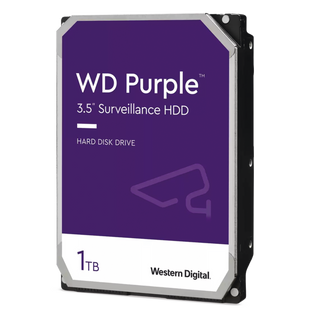 Disco Duro Purple de 1 TB / 5400 RPM / Optimizado para Soluciones de Videovigilancia / Uso 24-7 / 3 Años de Garantia