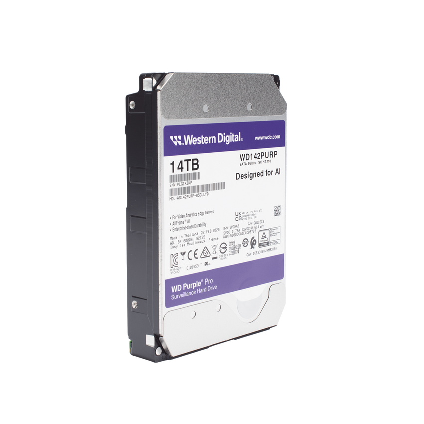 Disco duro WD de 14TB / 7200RPM / Optimizado para soluciones de video inteligente