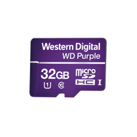 Memoria microSD de 32GB PURPLE, Especializada Para Videovigilancia, 10 VECES MAYOR DURACIÓN, 3 AÑOS DE GARANTIA