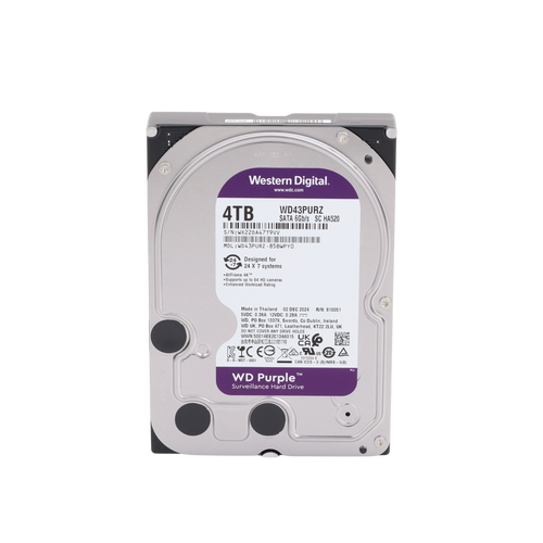 Disco Duro PURPLE de 4TB / 3 AÑOS DE GARANTÍA / Para Videovigilancia