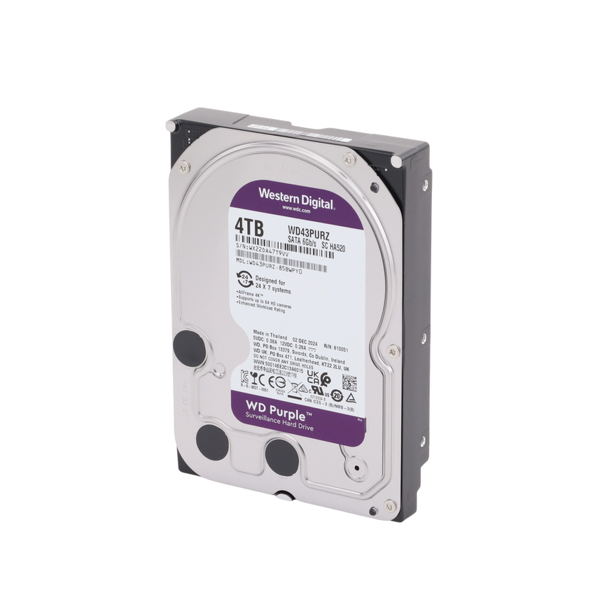 Disco Duro PURPLE de 4TB / 3 AÑOS DE GARANTÍA / Para Videovigilancia