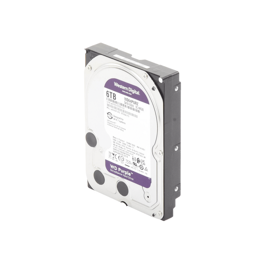Disco Duro PURPLE de 6TB / 3 AÑOS DE GARANTÍA / Para Videovigilancia