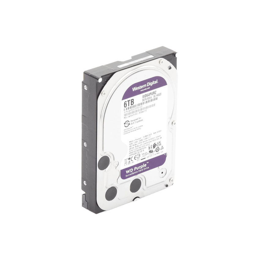 Disco Duro PURPLE de 6TB / 3 AÑOS DE GARANTÍA / Para Videovigilancia