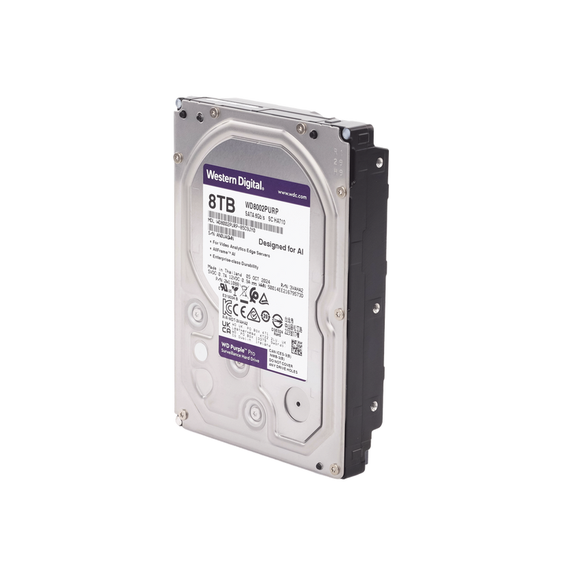 Disco duro WD de 8TB / 7200RPM / Optimizado para soluciones de video inteligente