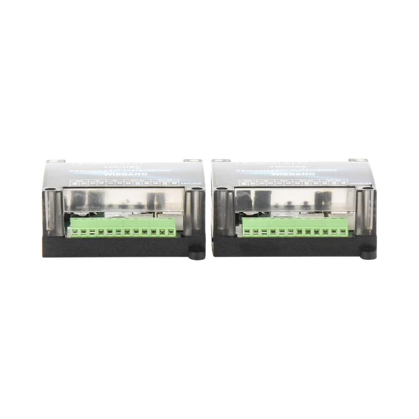 Convertidor de lectora para control de acceso (cableado a inalámbrico) / 1 Wiegand / 2 Relevadores / 2 Entradas / Hasta 1.6 KM de distancia