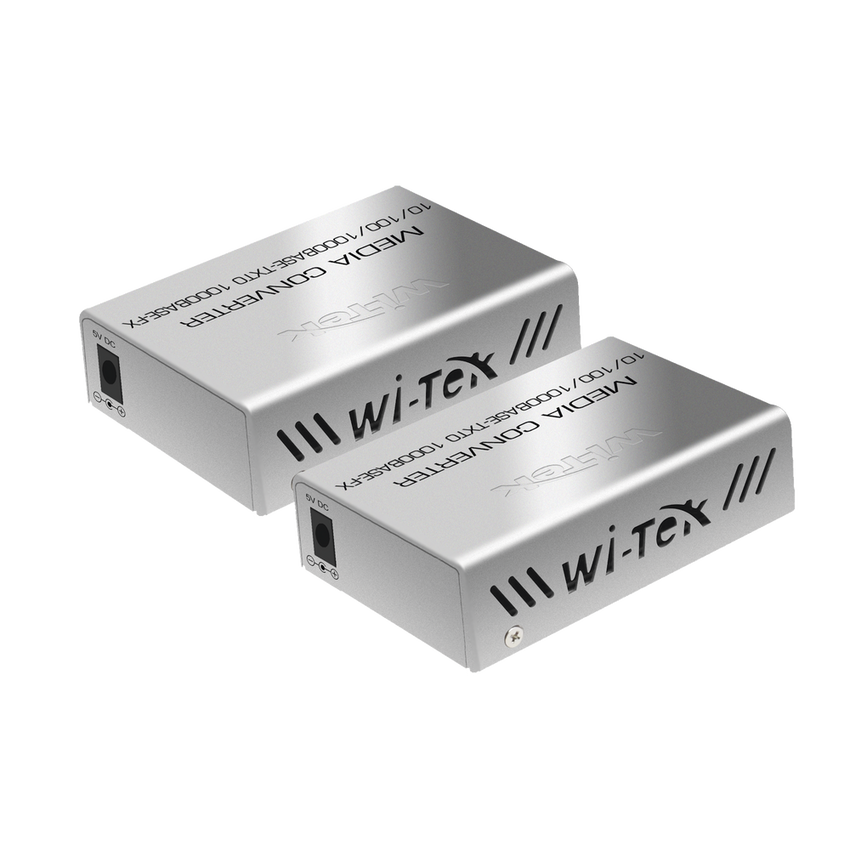 Convertidor de medios / Hasta 25 Km / 1 puerto SC/UPC 1000Mbps / 1 puerto RJ45 1000Mbps / WL: Tx 1310nm - Rx 1550nm / incluye 2 piezas A y B