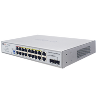 Switch PoE / Administración en la nube / Con 4 puertos 10/100 Mbsp PoE af/at / 2 Puertos Uplink 10/100 MBPS /  Presupuesto 60 W / PoE hasta 250 metros / Soporta protocolo ONVIF