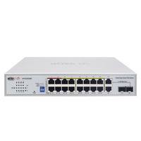Switch PoE / Administración en la nube / Con 4 puertos 10/100 Mbsp PoE af/at / 2 Puertos Uplink 10/100 MBPS /  Presupuesto 60 W / PoE hasta 250 metros / Soporta protocolo ONVIF