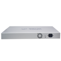 Switch PoE (802.3af/at/bt) / No administrable de largo alcance / Hasta 250m / Con 24 x 10/100Mbps + 2 x SFP Gigabit Combo / 250 W