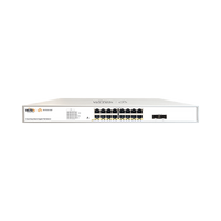 Switch Administrable PoE  / 16 puertos PoE af/at Gigabit /  2 x SFP Gigabit / Administración Cloud Gratuita / Presupuesto 240 W