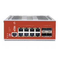 Switch L2+ PoE Industrial / Administración Cloud-Web-CLI / 8 Puertos PoE af/at/bt 100/1000 Mbps / 2 Puertos SFP Gigabit / Presupuesto PoE 460 W / Protocolo ERSP (redundancia enlaces)