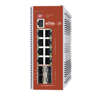 Switch L2+ PoE Industrial / Administración Cloud-Web-CLI / 8 Puertos PoE af/at/bt 100/1000 Mbps / 2 Puertos SFP Gigabit / Presupuesto PoE 460 W / Protocolo ERSP (redundancia enlaces)