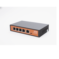 Extensor PoE / Entrada hasta 90 W / 4 puertos Gigabit PoE salida 802.3 af/at / Extensor PoE hasta 250 m / No administrable