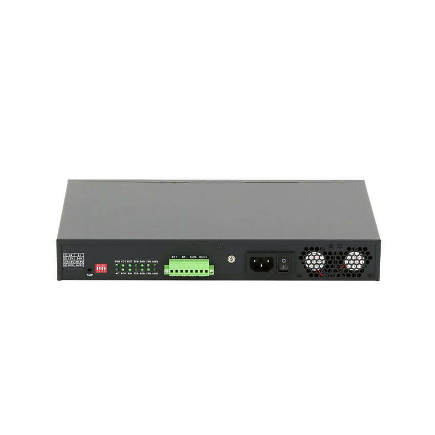 Switch Administrable Capa 2 de 8 puertos 10/100/1000 PoEaf/at + 2 x SFP Gigabit, con respaldo para energía solar