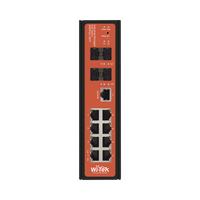 Switch Industrial administrable PoE, puerto 1-2 PoE 24/48. puertos 3-8 puertos 802.3 af/at/bt, hasta 60 W