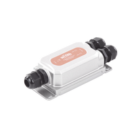 Extensor PoE para exterior / Entrada PoE de 60W y 2 salidas PoE de 30W / Protección IP68 / Ideal Para Aplicaciones de CCTV