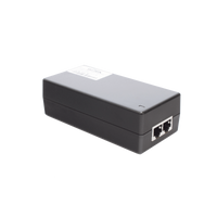 Inyector Hi-PoE 60 W Gigabit / Alimenta Equipos PoE 802.3 af Hasta 15W - PoE at Hasta 30W - PoE bt Hasta 60W / Instalación Para Interior / Alcance de Hasta 100 metros / Plug and Play / No se Necesita Configurar