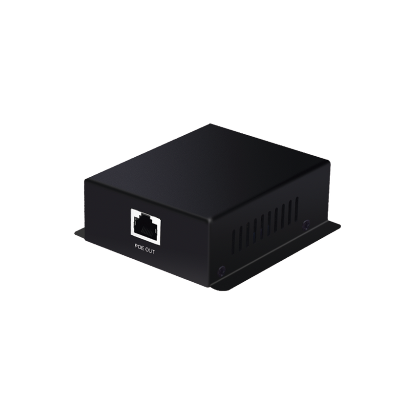 Convertidor PoE Industrial / Entrada PoE 802.3 af/at / Salida PoE pasivo 24V / Conexión plug and play / Alcance de hasta 100 metros / Ideales para Enlaces Inalámbricos