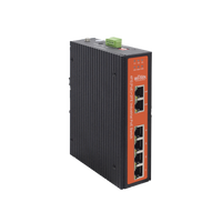 Switch industrial 4 puertos Fast Ethernetcon POE 802.3af/at + 2 puertos UPLINK gigabit