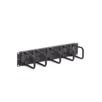 Organizador de cable, para montaje aéreo, con 5 soportes, 2UR