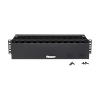 Organizador de Cables Horizontal PatchLink, Doble (Frontal y Posterior), Para Rack de 19in, 2UR