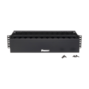 Organizador de Cables Horizontal PatchLink, Doble (Frontal y Posterior), Para Rack de 19in, 2UR