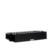 Organizador de Cables Horizontal PatchLink, Doble (Frontal y Posterior), Para Rack de 19in, 2UR