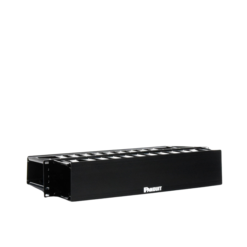 Organizador de Cables Horizontal PatchLink, Doble (Frontal y Posterior), Para Rack de 19in, 2UR