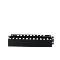 Organizador de Cables Horizontal PatchLink, Doble (Frontal y Posterior), Para Rack de 19in, 2UR