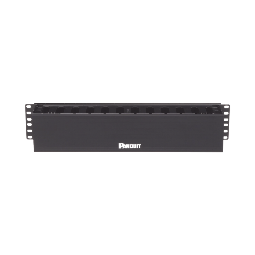 Organizador de Cables Horizontal PatchLink, Sencillo (Solo Frontal), Para Rack de 19in, 2UR