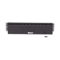 Organizador de Cables Horizontal PatchLink, Sencillo (Solo Frontal), Para Rack de 19in, 2UR