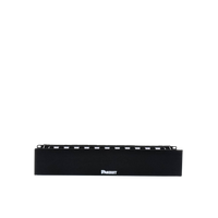 Organizador de Cables Horizontal PatchLink, Sencillo (Solo Frontal), Con Tapa Extendida, Para Rack de 19in, 2UR