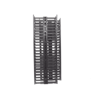Organizador Vertical NetRunner, Doble (Frontal y Posterior), para Rack Abierto de 45 Unidades, 6.7in de Ancho, Color Negro